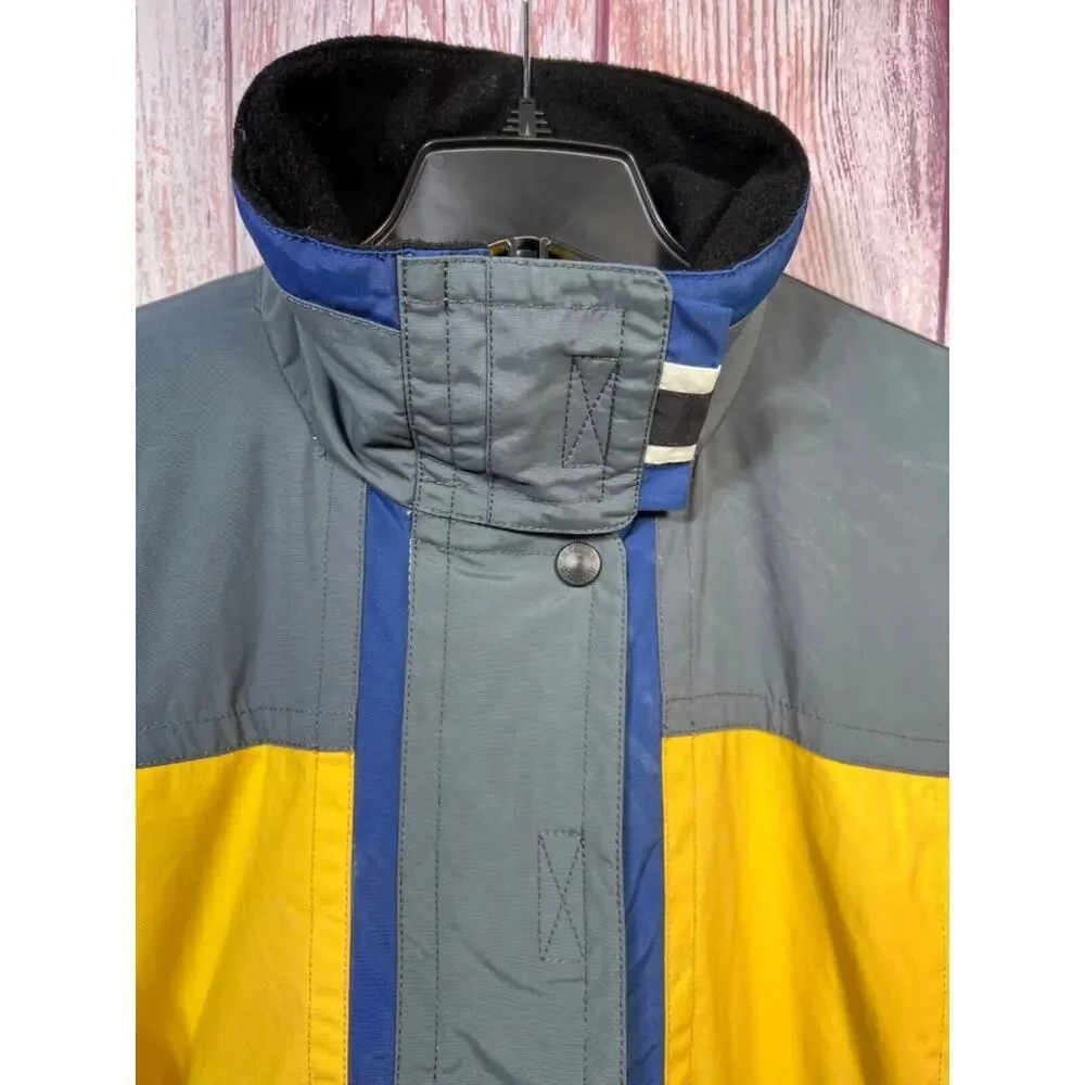 Marker Ski/Snowboard Insulated 2 In 1 Jacket Coat Yellow Gray Youth Size 6